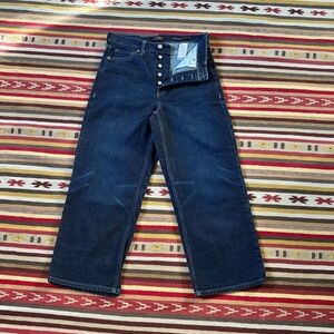 Banana Republic High-Rise Wide Leg 3/4 Crop Jeans Size 27